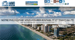 Desktop Screenshot of chasseur-immo-discount.com